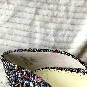 1901 Barrett heels black confetti 5.5